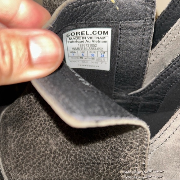 Sorel Charcoal and Ebony Ankle Boots - Picture 5 of 5